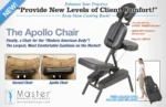Master Massage APOLLO XXL Portable Massage Chair Package